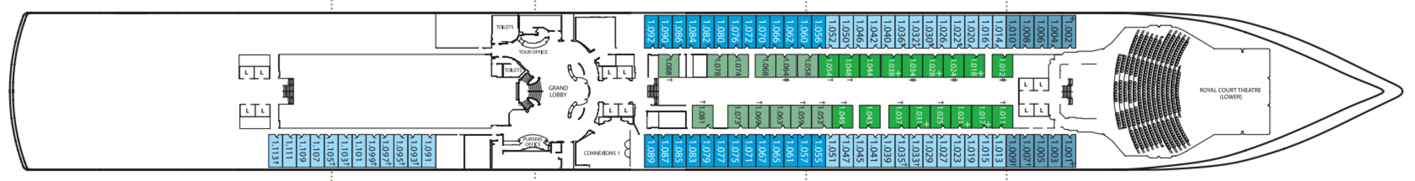 Deck 1 plan